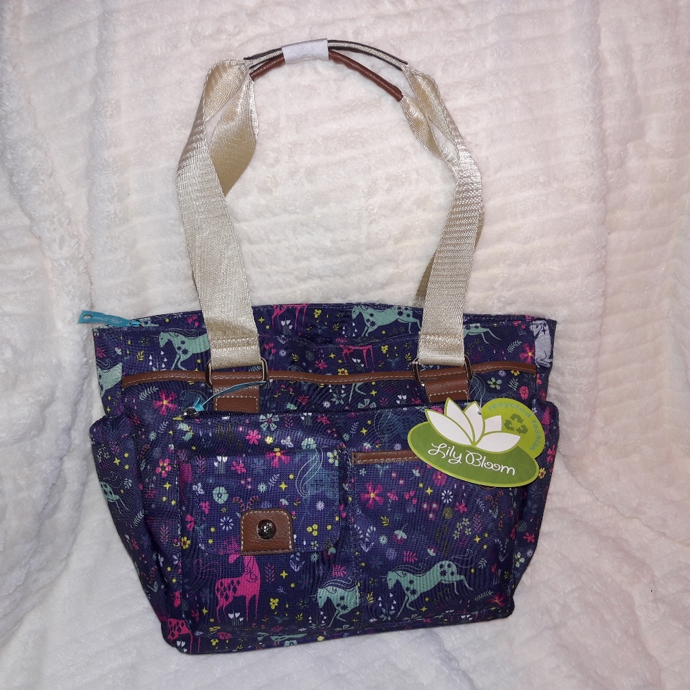 VEGAN Lily Bloom unicorn UNI CORNY JANELLE SATCHEL